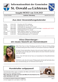 Gemeindeinfoblatt 2023-07 vom 02.06.2023