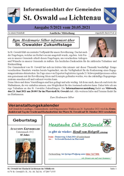 Gemeindeinfoblatt 2021-05 vom 20. Mai 2021