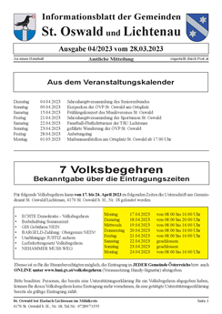 Gemeindeinfoblatt 2023-04 vom 28.03.2023